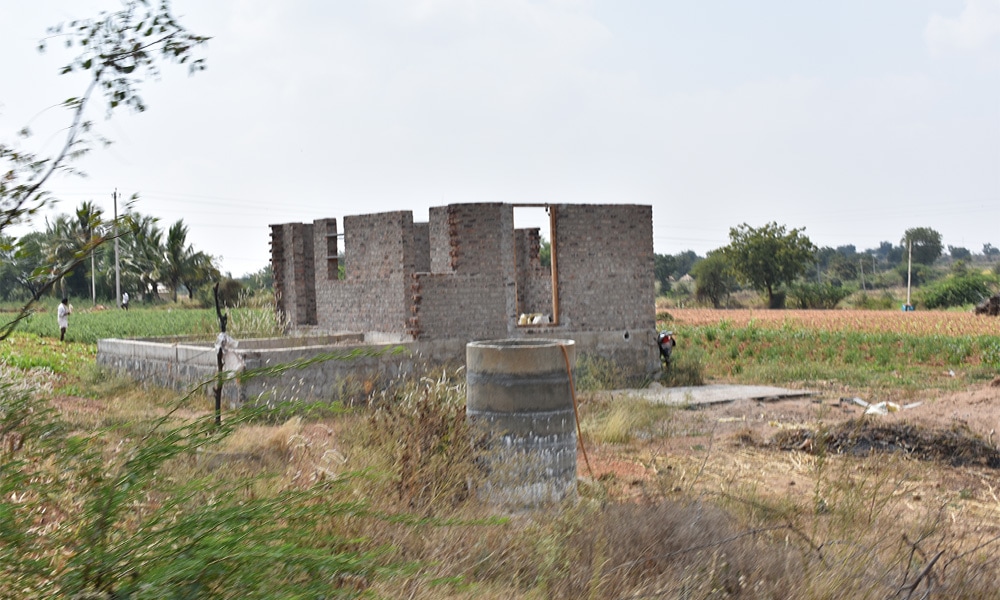 Dream homes of several villagers lie abandoned as funds run out.