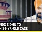 SC SENDS SIDHU TO HAIL IN 34-YR-OLD CASE