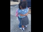The little girls met each other after a long time and couldn't stop hugging each other. (clementtawanda/Instagram ) The little girls met each other after a long time and couldn't stop hugging each other. (clementtawanda/Instagram )