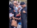 The man wrapped his graduation gown and cap on his mother at his graduation ceremony.(goodnews_movement/Instagram) The man wrapped his graduation gown and cap on his mother at his graduation ceremony.(goodnews_movement/Instagram)