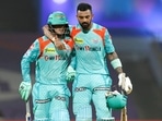 Quinton de Kock (L) with KL Rahul. Quinton de Kock (L) with KL Rahul.
