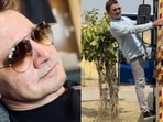 Jeremy Renner posted pictures from his India visit on social media. Jeremy Renner posted pictures from his India visit on social media.