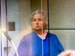 In this screen shot from video of her 2016 court appearance, romance writer Nancy Crampton Brophy appears in Multnomah County Circuit Court in Portland. In this screen shot from video of her 2016 court appearance, romance writer Nancy Crampton Brophy appears in Multnomah County Circuit Court in Portland.