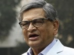 S M Krishna was a former external affairs minister and Karnataka chief minister.(HT Photo) S M Krishna was a former external affairs minister and Karnataka chief minister.(HT Photo)