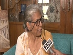 Nirmal Khanna, the wife of the late Indian Air Force (IAF) squadron leader Ravi Khanna. Nirmal Khanna, the wife of the late Indian Air Force (IAF) squadron leader Ravi Khanna.