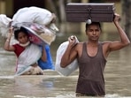 The northeastern state has been hit by massive floods after torrential rainfall for the past couple of days.