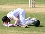 Mushfiqur Rahim after scoring a century