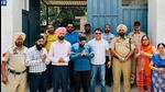 Kin of drug addicts who were offered counselling by the police officials to shun drugs reached CIA staff 2 to pay gratitude to the police in Ludhiana. (HT PHOTO)