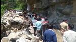 Officials said that the stranded pilgrims were taken to safe shelters in ashrams and nearby guest houses around Sayana Chatti after a 15-metre stretch of the Yamunotri highway caved in. (ANI) Officials said that the stranded pilgrims were taken to safe shelters in ashrams and nearby guest houses around Sayana Chatti after a 15-metre stretch of the Yamunotri highway caved in. (ANI)