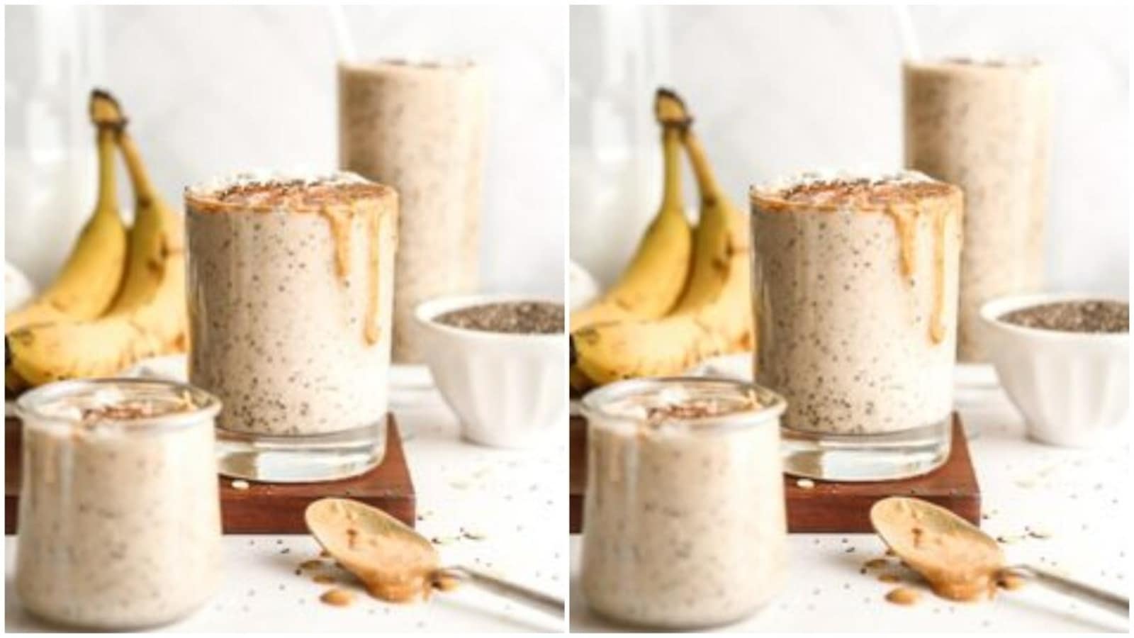 Make breakfasts more fun with Banana Chia Smoothie. Recipe inside