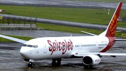 The Pune-Delhi SpiceJet flight took off at 12.30 am. (REPRESENTATIVE PHOTO) The Pune-Delhi SpiceJet flight took off at 12.30 am. (REPRESENTATIVE PHOTO)