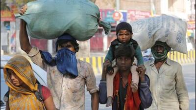One of the reasons the report cannot give recent estimates of consumption inequality in India is the fact that the government junked the findings of the 2017-18 Consumption Expenditure Survey (CES) (AP) One of the reasons the report cannot give recent estimates of consumption inequality in India is the fact that the government junked the findings of the 2017-18 Consumption Expenditure Survey (CES) (AP)