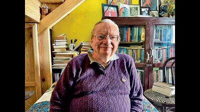 Author Ruskin Bond feels the two eights in 88 (his age today) look like jalebis. (Photo: Facebook/Ruskin Bond)