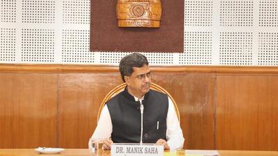 Newly-elected Tripura chief minister Dr Manik Saha has kept key portfolios such as home, PWD, health and family welfare, IT, general administration and election with him. (PTI) Newly-elected Tripura chief minister Dr Manik Saha has kept key portfolios such as home, PWD, health and family welfare, IT, general administration and election with him. (PTI)