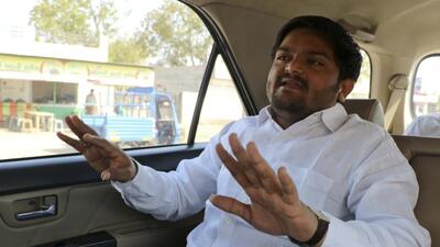 Gujarat: Patidar Anamat Andolan Samiti (PAAS) convenor Hardik Patel (HT Photo) Gujarat: Patidar Anamat Andolan Samiti (PAAS) convenor Hardik Patel (HT Photo)