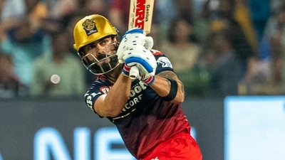 Virat Kohli in action for RCB in IPL 2022. (PTI) Virat Kohli in action for RCB in IPL 2022. (PTI)