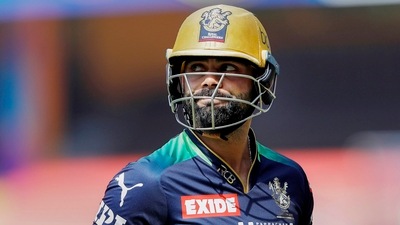 Virat Kohli has scored just over 200 runs in 13 IPL matches this season.&nbsp; (PTI)