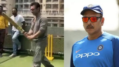 Ravi Shastri on Aamir Khan's cricket skills. Ravi Shastri on Aamir Khan's cricket skills.