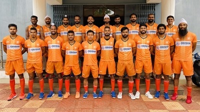 The Indian men's hockey team squad. (Hockey India) The Indian men's hockey team squad. (Hockey India)