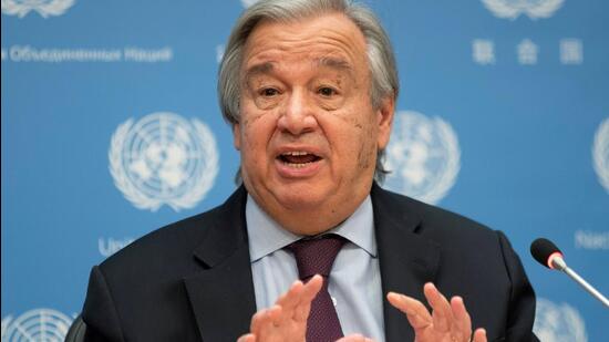 Guterres’s statement came even as the World Meteorological Organisation – the UN agency which covers weather, climate and water resources – launched its State of the Climate report. (Reuters file)