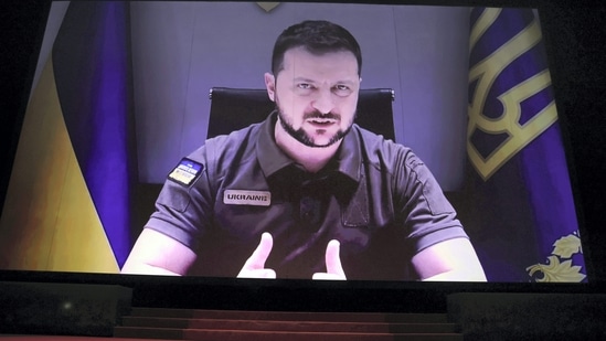 President of Ukraine Volodymyr Zelenskyy.(AP)