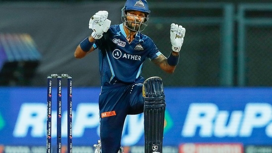 Gujarat Titans captain Hardik Pandya(IPL)