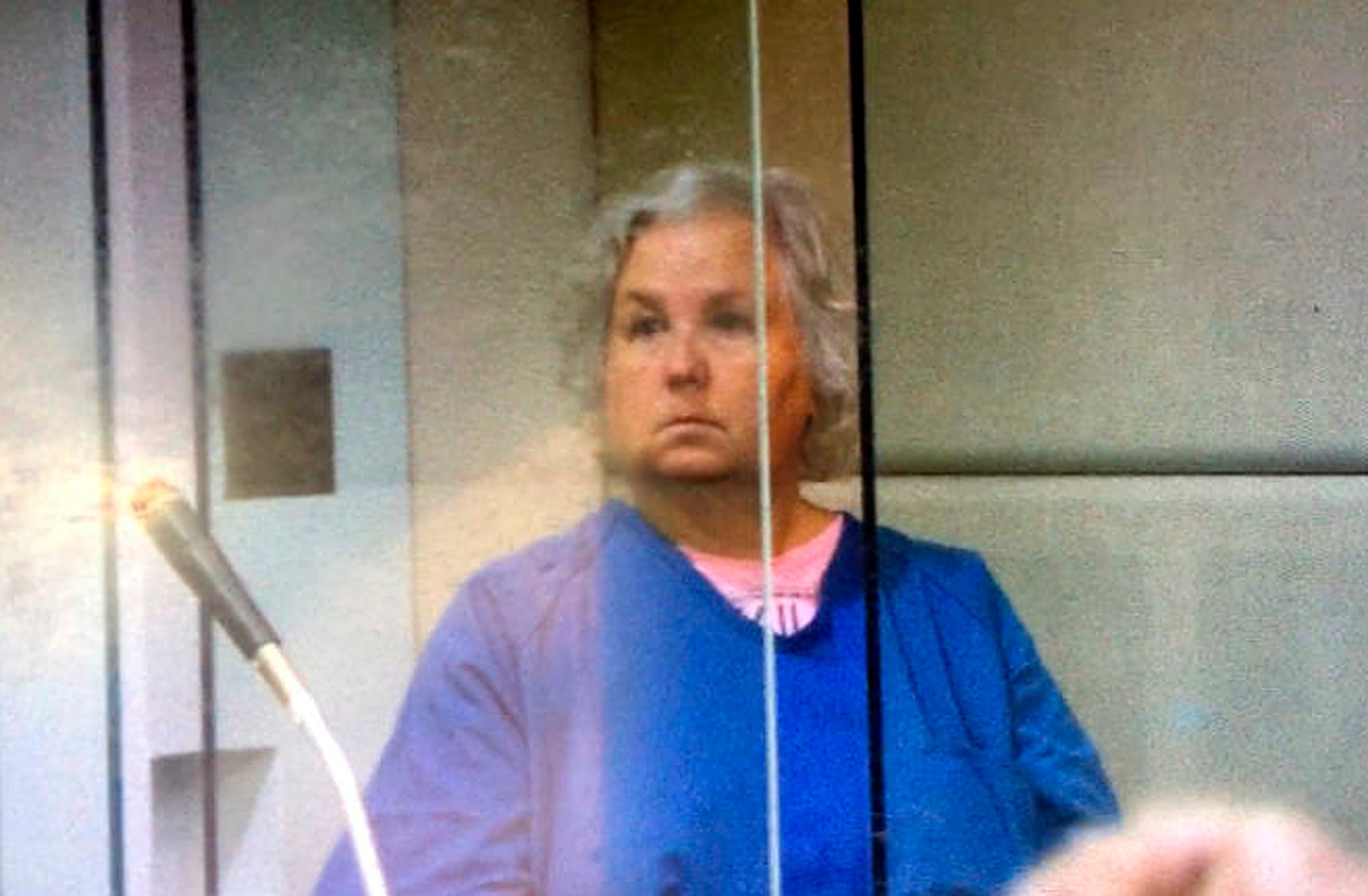 In this screen shot from video of her 2016 court appearance, romance writer Nancy Crampton Brophy appears in Multnomah County Circuit Court in Portland. (AP) In this screen shot from video of her 2016 court appearance, romance writer Nancy Crampton Brophy appears in Multnomah County Circuit Court in Portland. (AP)