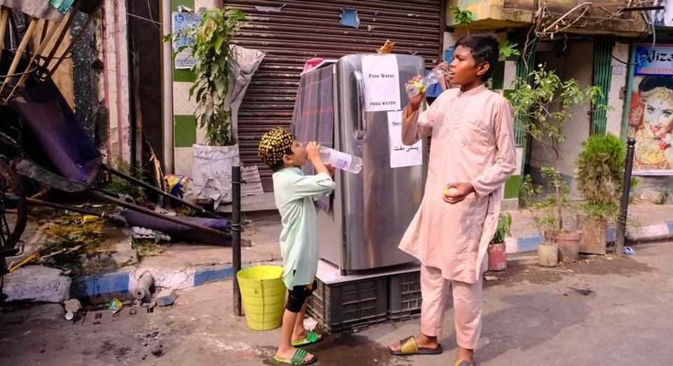 Temperatures in Kolkata, India are over 40 degrees (Satyajit Shaw/DW)