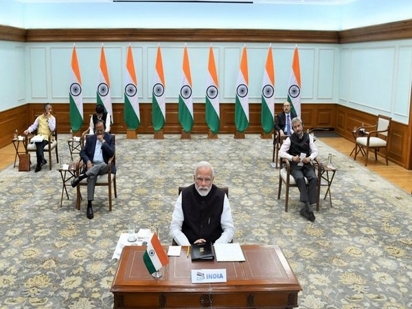 PM Narendra Modi with External Affairs Minister S.Jaishankar and National Security Advisor Ajit Doval. PM Narendra Modi with External Affairs Minister S.Jaishankar and National Security Advisor Ajit Doval. 