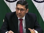 Ministry of external affairs spokesperson Arindam Bagchi. Ministry of external affairs spokesperson Arindam Bagchi.