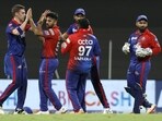 DC players in action.(PTI)