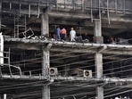 Since the bodies were completely charred, the police are getting DNA tests done to ensure that bodies are handed over to the right claimant. (Sanjeev Verma/HT)