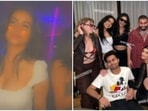 Nysa Devgan partied with her friends.