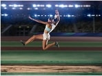 Sanya Malhotra’s trainer demonstrates broad jump, speaks of benefits Sanya Malhotra’s trainer demonstrates broad jump, speaks of benefits