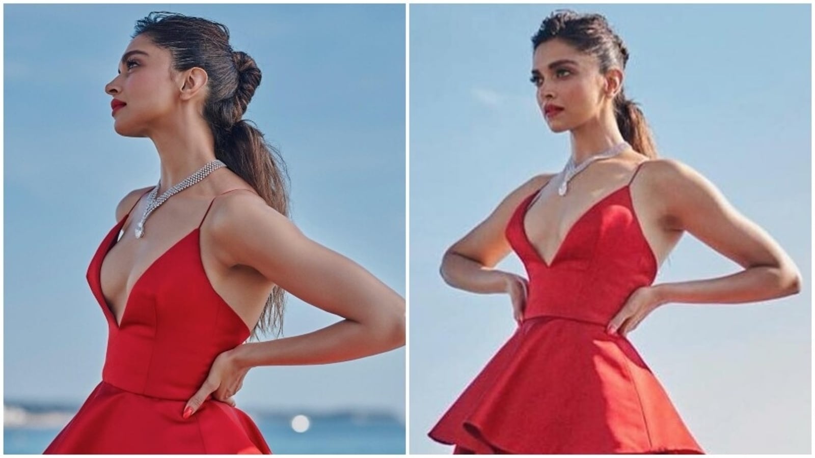 Deepika Padukone Enchants In A Red LV Gown At Cannes 2022