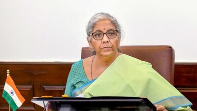 Union Minister for Finance and Corporate Affairs Nirmala Sitharaman chairs the 7th Annual Meeting of the Board of Governors of New Development Bank, via video conferencing, in New Delhi, on Thursday. (PTI) Union Minister for Finance and Corporate Affairs Nirmala Sitharaman chairs the 7th Annual Meeting of the Board of Governors of New Development Bank, via video conferencing, in New Delhi, on Thursday. (PTI)