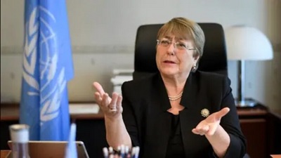 UN Human Rights chief Michelle Bachelet. (File photo) UN Human Rights chief Michelle Bachelet. (File photo)