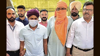Dilbagh admitted to receiving the IED used in the December 23, 2021 Ludhiana court blast from a drone sent from Pakistan and supplying it to the perpetrators of the blast. (Sameer Sehgal /HT) Dilbagh admitted to receiving the IED used in the December 23, 2021 Ludhiana court blast from a drone sent from Pakistan and supplying it to the perpetrators of the blast. (Sameer Sehgal /HT)