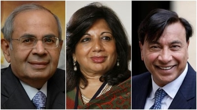 Gopi Hinduja, Kiran Mazumdar-Shaw and Lakshmi Niwas Mittal are included in the Sunday Times UK Rich List 2022. Gopi Hinduja, Kiran Mazumdar-Shaw and Lakshmi Niwas Mittal are included in the Sunday Times UK Rich List 2022. 