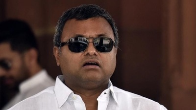 Congress MP Karti Chidambaram. (HT File) Congress MP Karti Chidambaram. (HT File)