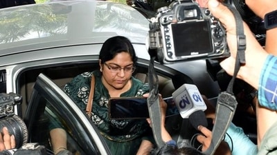 Suspended IAS officer Pooja Singhal was arrested on May 12. Suspended IAS officer Pooja Singhal was arrested on May 12.