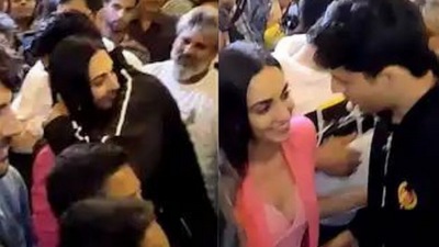 Kiara Advani shares a hug with Sidharth Malhotra. Kiara Advani shares a hug with Sidharth Malhotra.