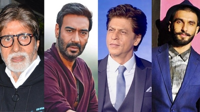 Amitabh Bachchan, Ajay Devgn, Shahrukh Khan and Ranveer Singh accused of promoting gutkha. Amitabh Bachchan, Ajay Devgn, Shahrukh Khan and Ranveer Singh accused of promoting gutkha.