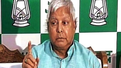 Former railway minister and RJD chief Lalu Prasad Yadav suffered various health complications a few weeks back and has slowly started recovering following medication at AIIMS. (ANI PHOTO.) (HT_PRINT) Former railway minister and RJD chief Lalu Prasad Yadav suffered various health complications a few weeks back and has slowly started recovering following medication at AIIMS. (ANI PHOTO.) (HT_PRINT)
