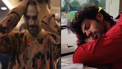 Stills from Kartik Aaryan's latest video. Stills from Kartik Aaryan's latest video.