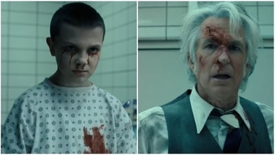 Stills from first eight minutes of Stranger Things.