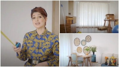 Twinkle Khanna has shared a video of her guest room makeover. Twinkle Khanna has shared a video of her guest room makeover.