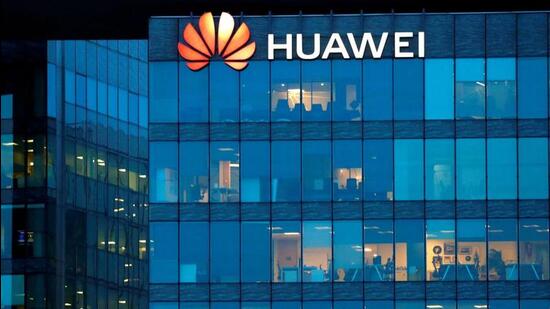 A view shows a Huawei logo at Huawei Technologies France headquarters in Boulogne-Billancourt near Paris, France. (REUTERS/ FILE)