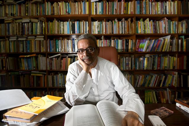 Shamsur Rahman Faruqi in Allahabad on October 25, 2018. (Amal KS/HT PHOTO) Shamsur Rahman Faruqi in Allahabad on October 25, 2018. (Amal KS/HT PHOTO)