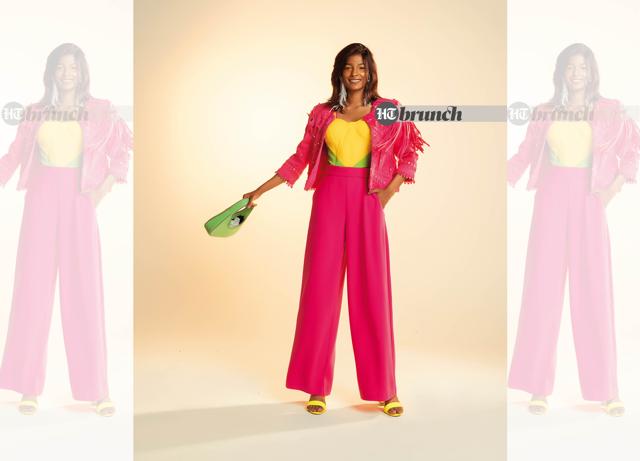The best part about mixing and matching different colours is that one can create a fresh look each time; Corset and pants by Cinnamon Stitch; Jacket by Vidhi Wadhwani; Bag by Tiger Marrón; Shoes by H&M; Earrings by Soulful by Percy Visaria (Vidushi Gupta) The best part about mixing and matching different colours is that one can create a fresh look each time; Corset and pants by Cinnamon Stitch; Jacket by Vidhi Wadhwani; Bag by Tiger Marrón; Shoes by H&M; Earrings by Soulful by Percy Visaria (Vidushi Gupta)